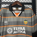 Camisa Retrô Valencia 1999/2000 III Third Away - Cinza Laranja
