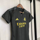 Camisa Real Madrid 2023/24 III Third - Feminina - Preta