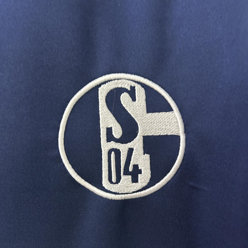 Camisa Retrô Schalke 04 2010/2011 II Away - Azul Escuro - Adidas