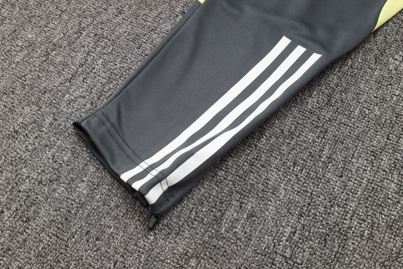 24/25 Conjunto Atlético Mineiro - Frio Zíper Curto - Cinza Escuro