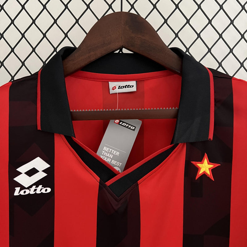 Camisa Retrô Milan 1988/1989 I Home - Lotto