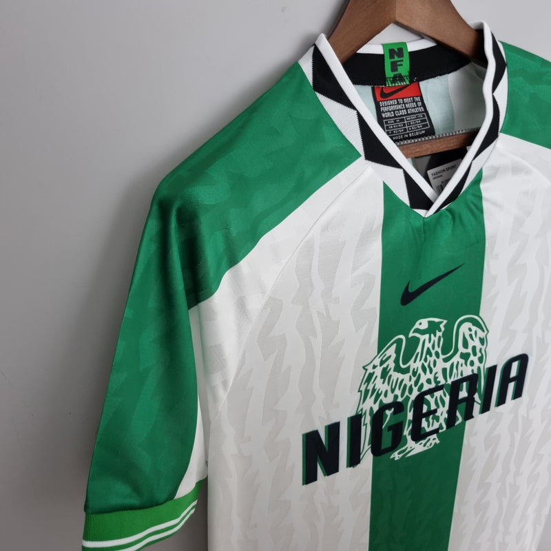 Camisa Retrô Nigeria 1996/1998 II Away - Branca - Nike