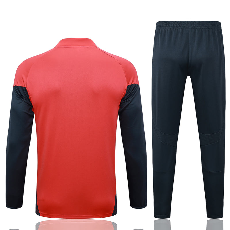 25/26 Conjunto Treino Bayern de Munique - Frio Zíper Longo
