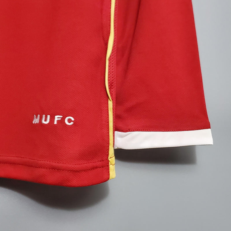Camisa Retrô Manchester United 2006/2007 I Home - Manga Longa Nike