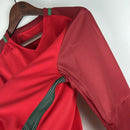 Camisa Retrô Portugal 2016 I Home - Manga Longa Nike