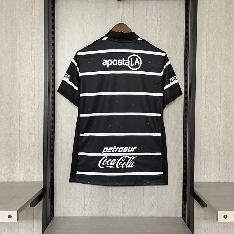 Camisa Olimpia 25/26 II Away - Torcedor - Preta - Todos Patrocínios