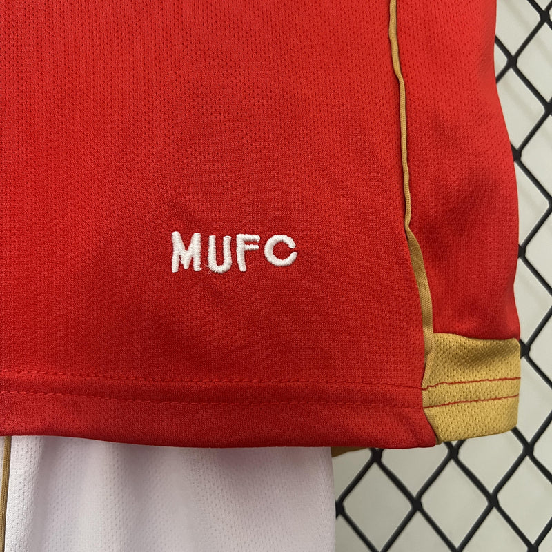Conjunto Infantil Retrô - Manchester United 2006/2007 I HOme
