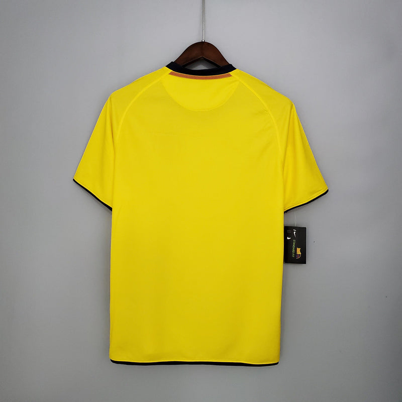 Camisa Retrô Barcelona 2008/2009 II Away - Amarela - Nike