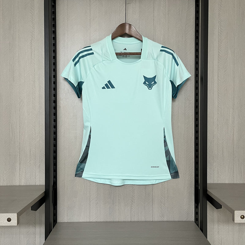 Camisa Cruzeiro 2025/26 Treino Azul Claro - Feminina
