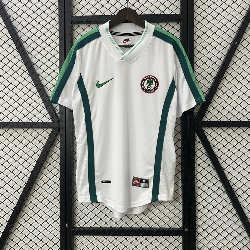 Camisa Retrô Nigeria 1998 II Away - Branca - Nike