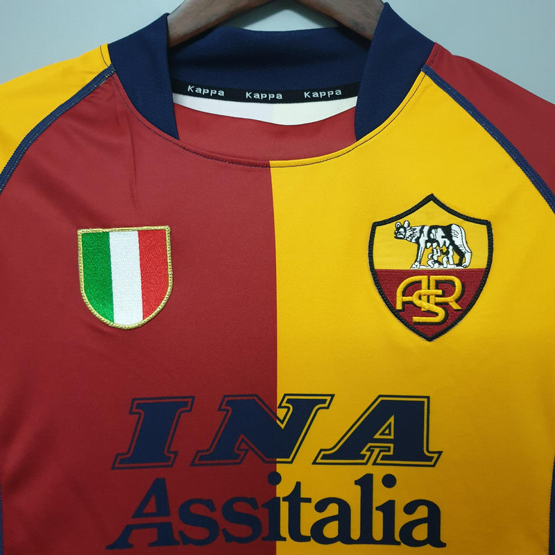 Camisa Retrô Roma 2001/2002 I Home - Kappa
