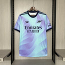Camisa Arsenal 2024/25 III Third - Torcedor - Azul Com Roxo