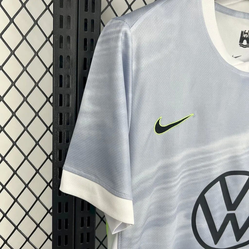 Camisa Wolfsburg 25/26 II Away - Torcedor - Azul