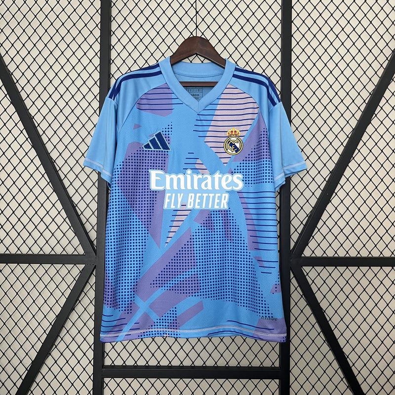 Camisa Real Madrid 2024/25 Goleiro - Azul - Torcedor