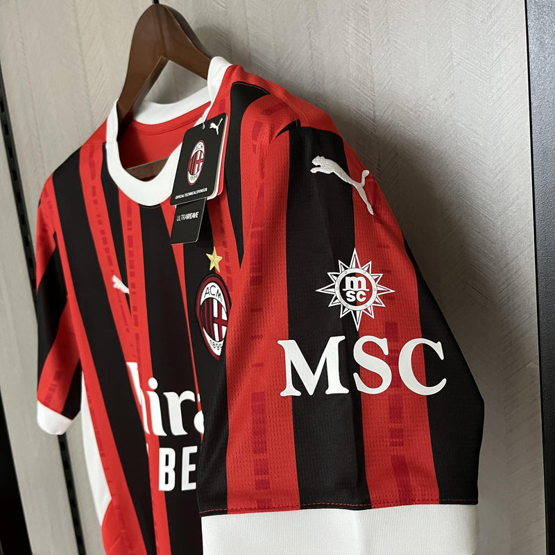 Camisa Milan 2024/25 I Home - Torcedor