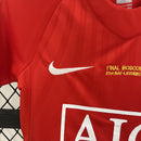 Conjunto Infantil Retrô - Manchester United 2007/08 I Home Champions League