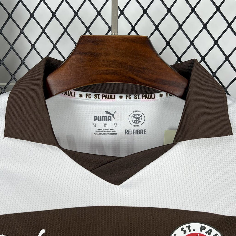 Camisa St. Pauli II Away - Torcedor - Branca