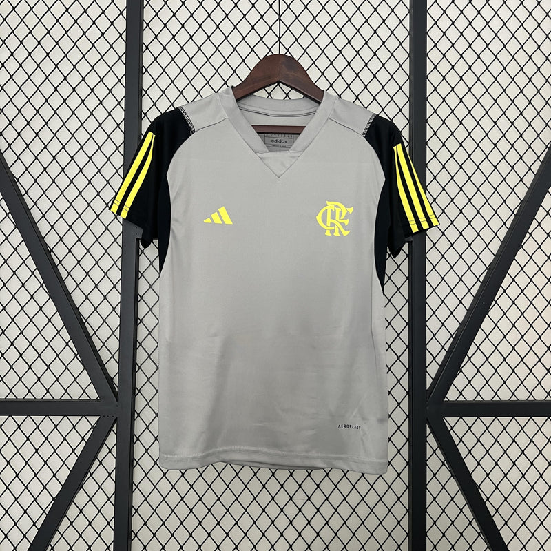 Camisa Flamengo 2024/25 Treino Cinza - Feminina