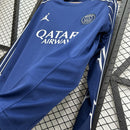 Camisa PSG 2024/25 IV Fourth - Torcedor Manga Longa - Azul Jordan