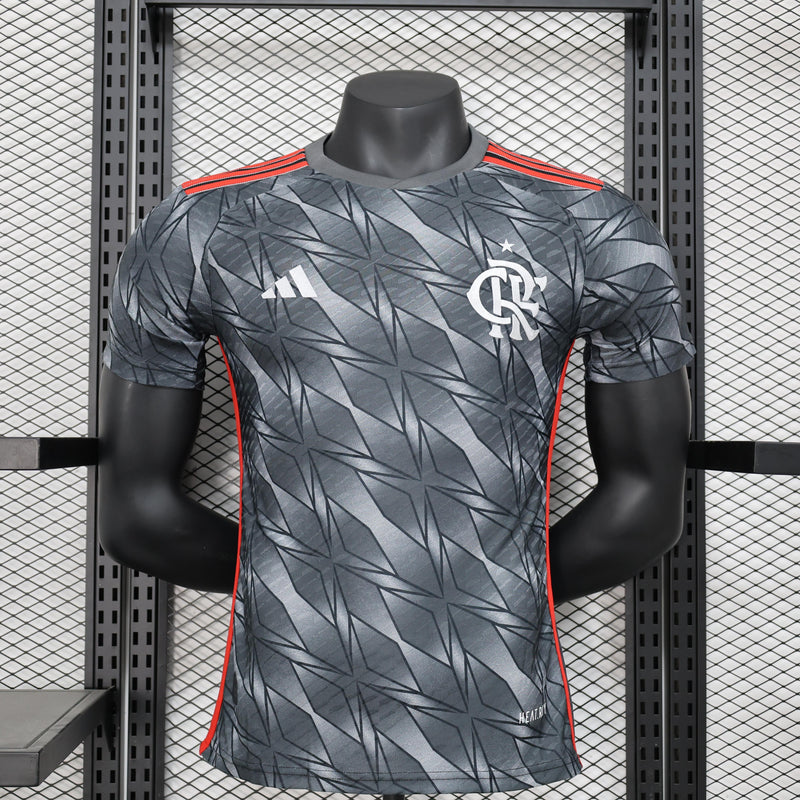 Camisa Flamengo 2024/2025 III Third - Jogador - Cinza