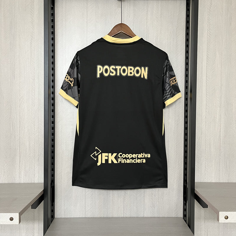 Camisa Atlético Nacional 25/26 II Away - Torcedor - Todos Patrocínios - Preta