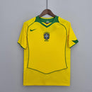 Camisa Retrô Brasil 2004/2006 I Home - Amarela - Nike