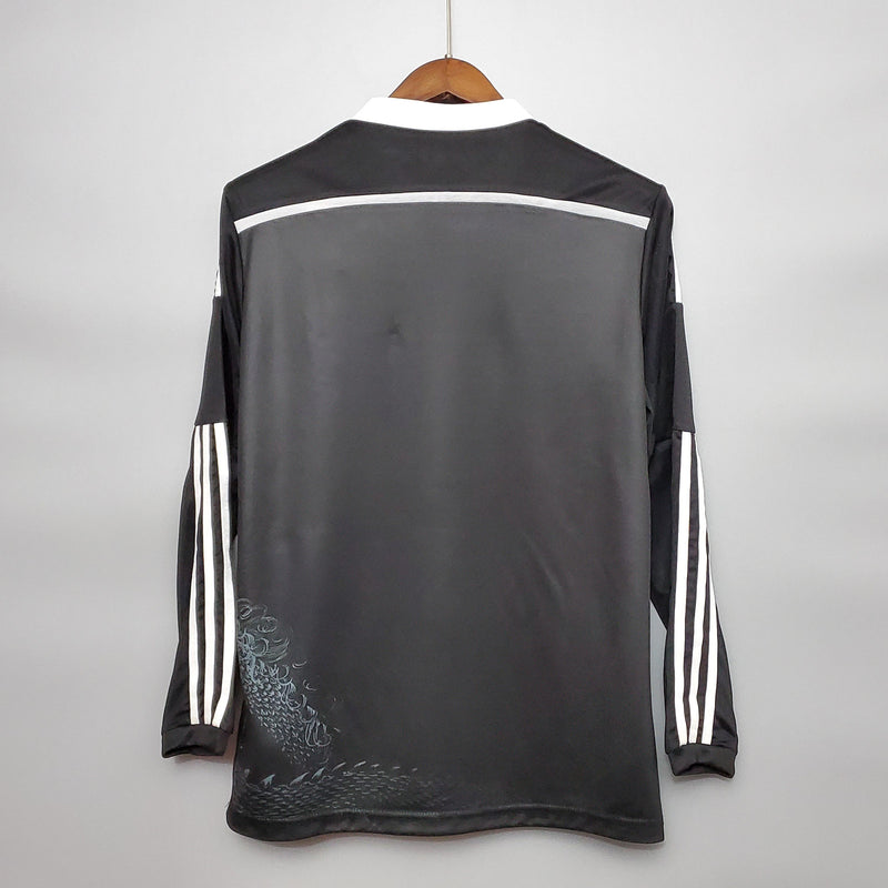 Camisa Retrô Real Madrid 2014/2015 III Third Dragão - Manga Longa Adidas