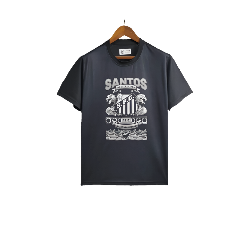 Camisa Santos 25/26 Edição Casual - Preto - Versão Torcedor