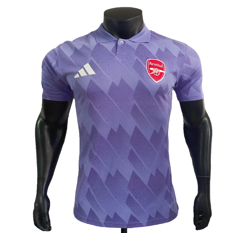 Camisa Arsenal 25/26 Edição Polo - Roxo - Versão Jogador