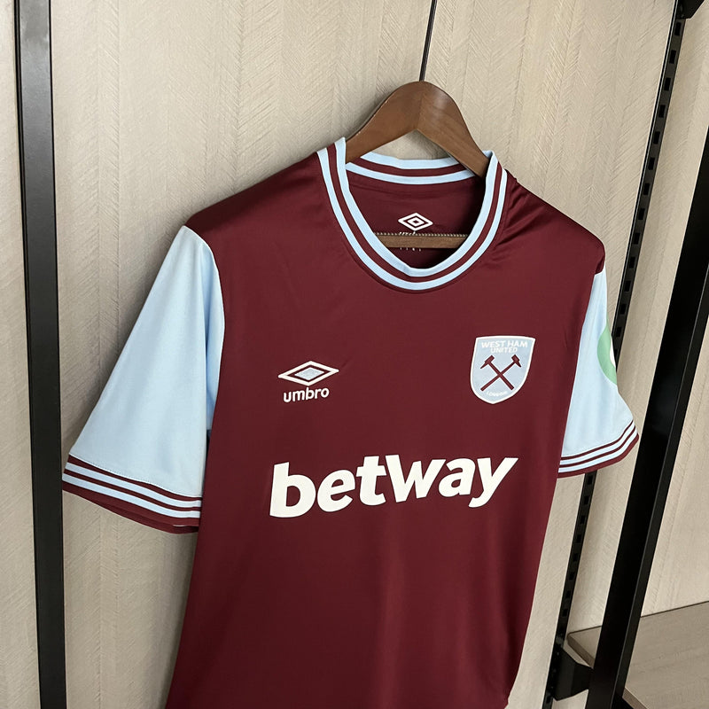 Camisa West Ham 2024/25 I Home - Torcedor