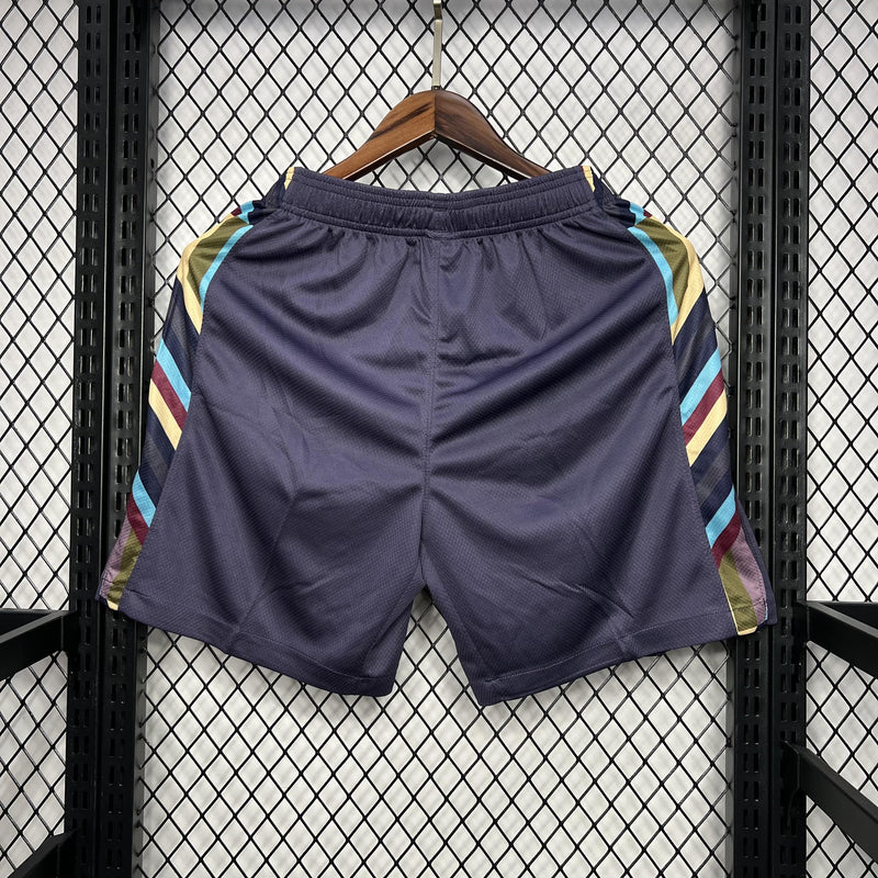 Short Inglaterra 2024/2025 Euro II Away - Roxo