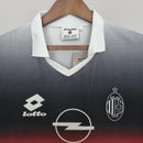 Camisa Retrô Milan 1995/1996 Preta e Branca
