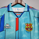 Camisa Retrô Barcelona 1996/1997 II Away - Azul - Kappa