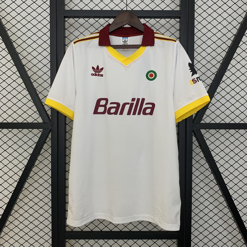 Camisa Retrô Roma 1991/1992 II Away - Branca - Adidas