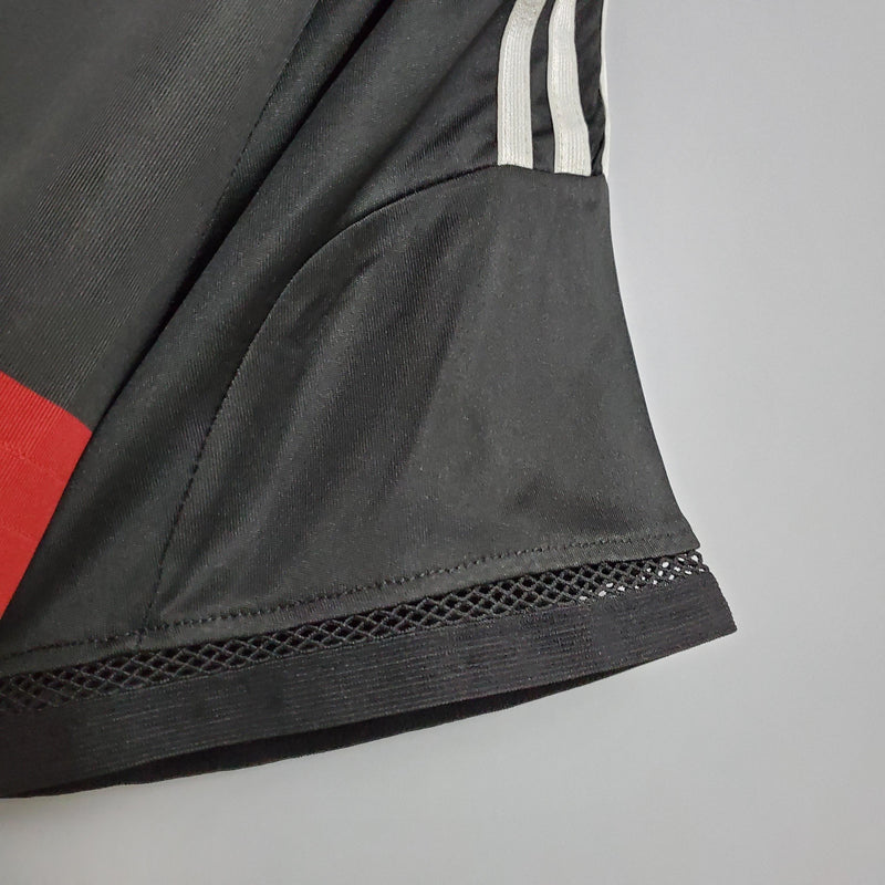 Camisa Retrô Alemanha 2014 II Away - Preta e Vermelha - Adidas