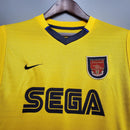 Camisa Retrô Arsenal 1999/2000 II Away - Amarela - Nike - Sega