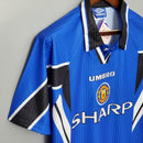 Camisa Retrô Manchester United 1996/1997 III - Azul - Umbro
