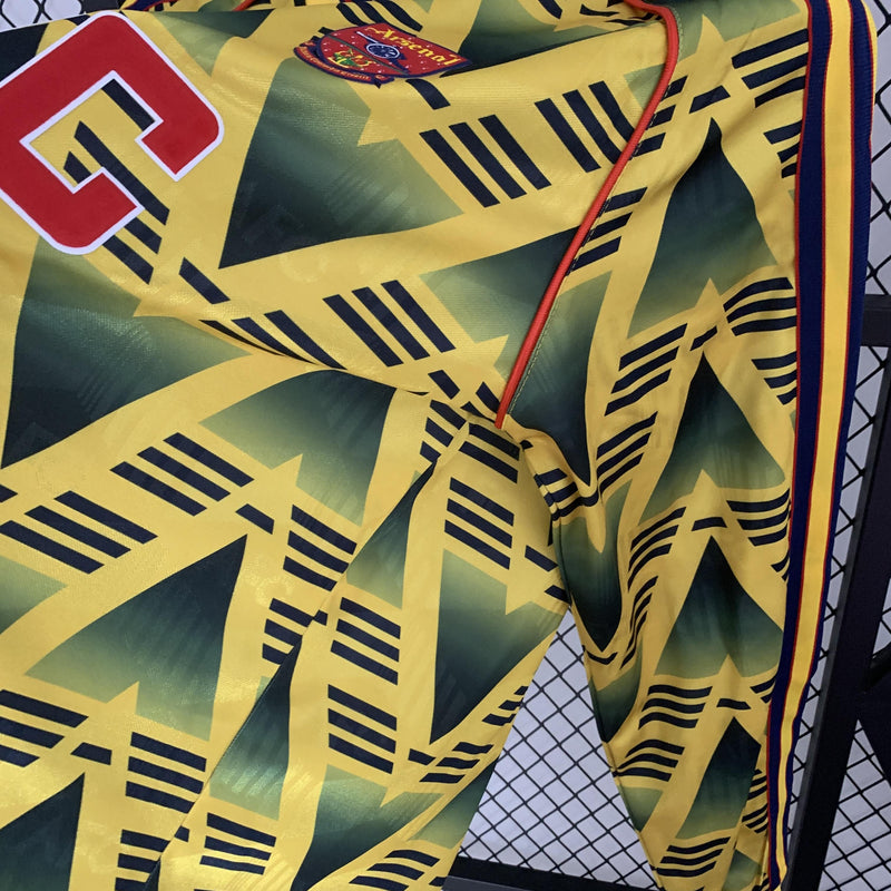 Camisa Retrô Arsenal 1991/1993 II Away - Amarela