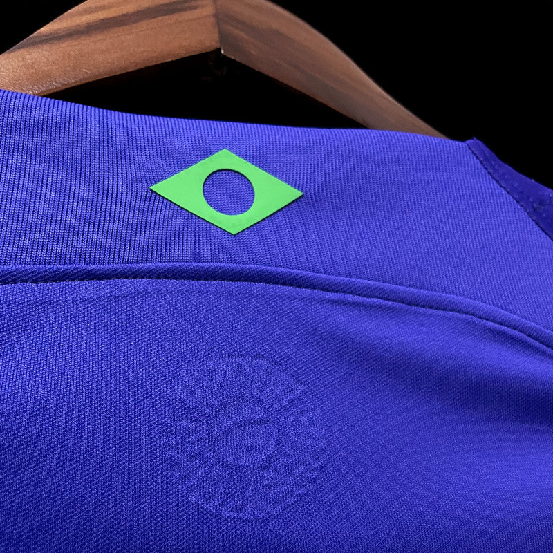 Camisa Brasil 2022/23 II Away - Torcedor - Azul