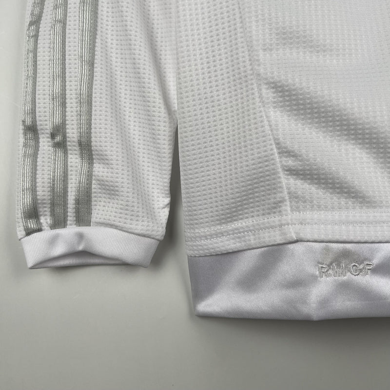 Camisa Retrô Real Madrid 2015/2016 I Home - Manga Longa Adidas