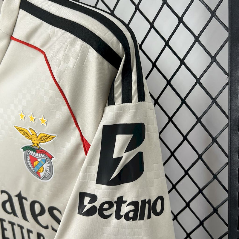 Camisa Benfica 25/26 II Away - Torcedor - Bege