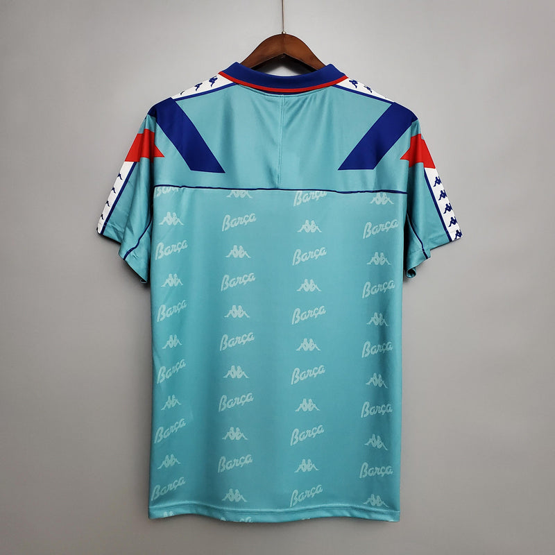 Camisa Retrô Barcelona 1992/1995 II Away - Azul - Kappa