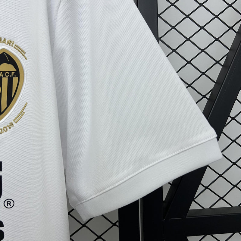 Camisa Retrô Valência 2018/2019 I Home - Branca