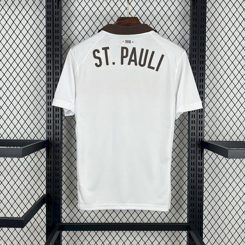 Camisa St. Pauli II Away - Torcedor - Branca