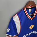 Camisa Retrô Manchester United 1985/1986 II Away - Azul - Adidas