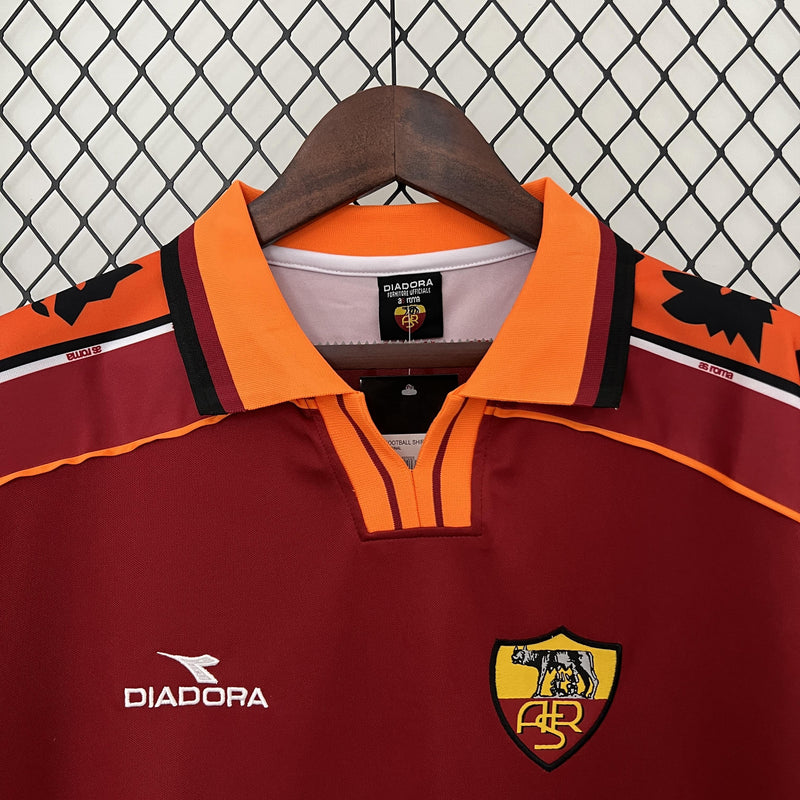 Camisa Retrô Roma 1998/1999 I Home - Diadora