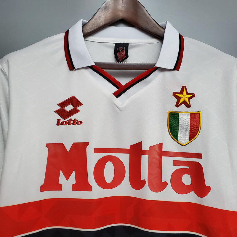 Camisa Retrô Milan 1993/1994 II Away - Branca - Lotto