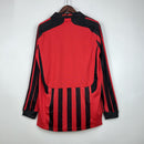 Camisa Retrô Milan 2007/2008 I Home - Manga Longa Adidas