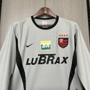Camisa Retrô Flamengo Goleiro 2002/2003 Cinza - Manga Longa Nike