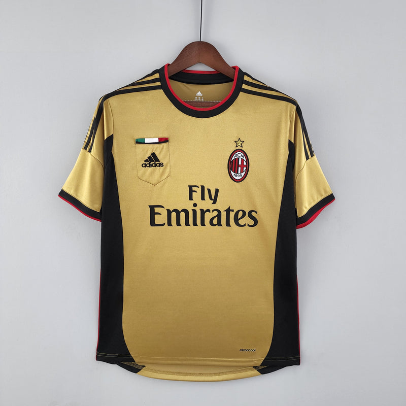Camisa Retrô Milan 2013/2014 III Third - Dourada - Adidas